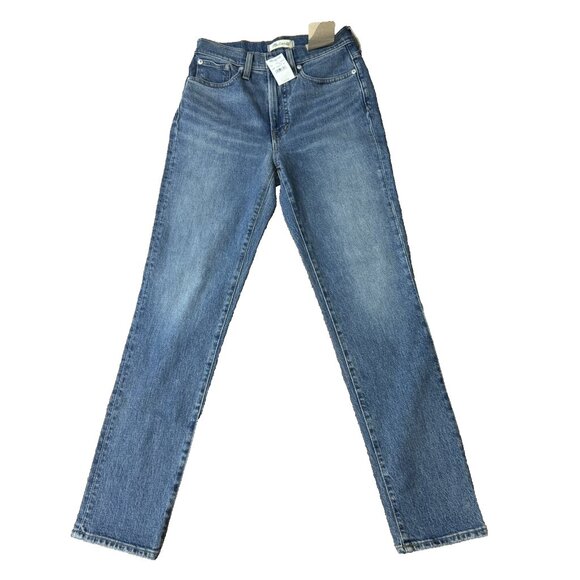 MADEWELL Women's The Perfect Vintage Denim Jeans Blue Size 25 NWT - Picture 1 of 7